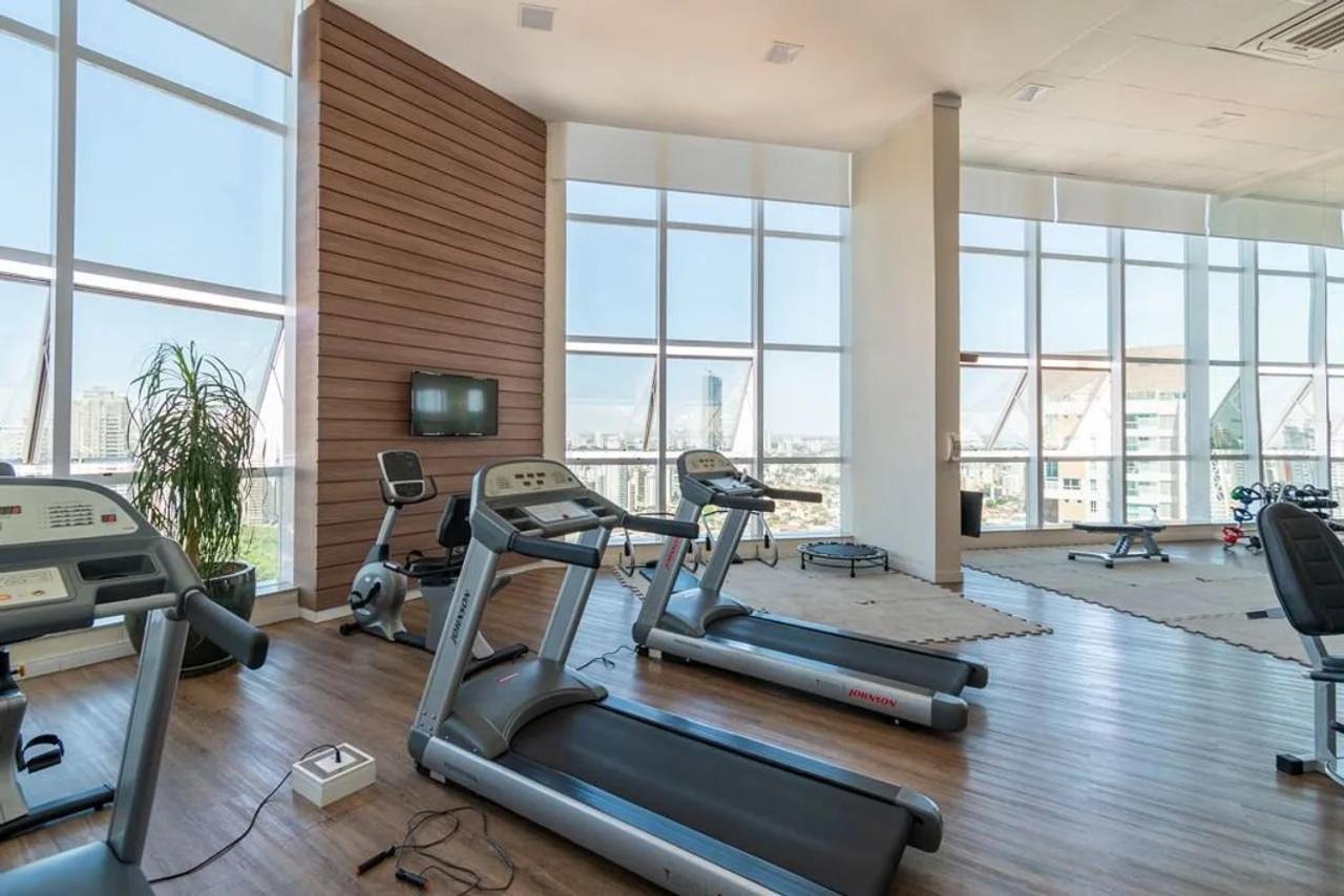 Flat No Ed Walk Bueno - Setor Bueno - Ao Lado Do Goiania Shopping - Wb2405- Andar Alto Apartamento Exterior foto