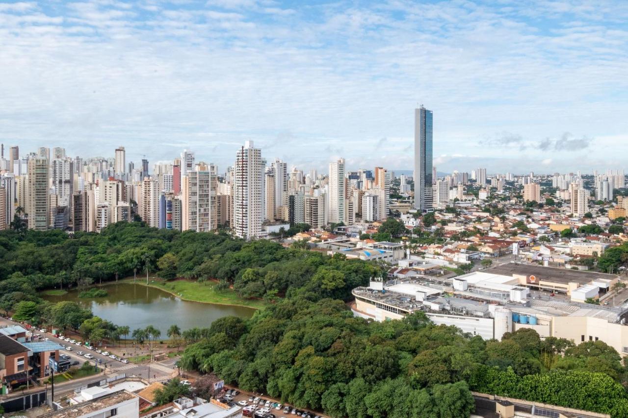 Flat No Ed Walk Bueno - Setor Bueno - Ao Lado Do Goiania Shopping - Wb2405- Andar Alto Apartamento Exterior foto